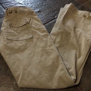 Lucky Brand Womens Sz 2/26 Regular Chino Dungarees